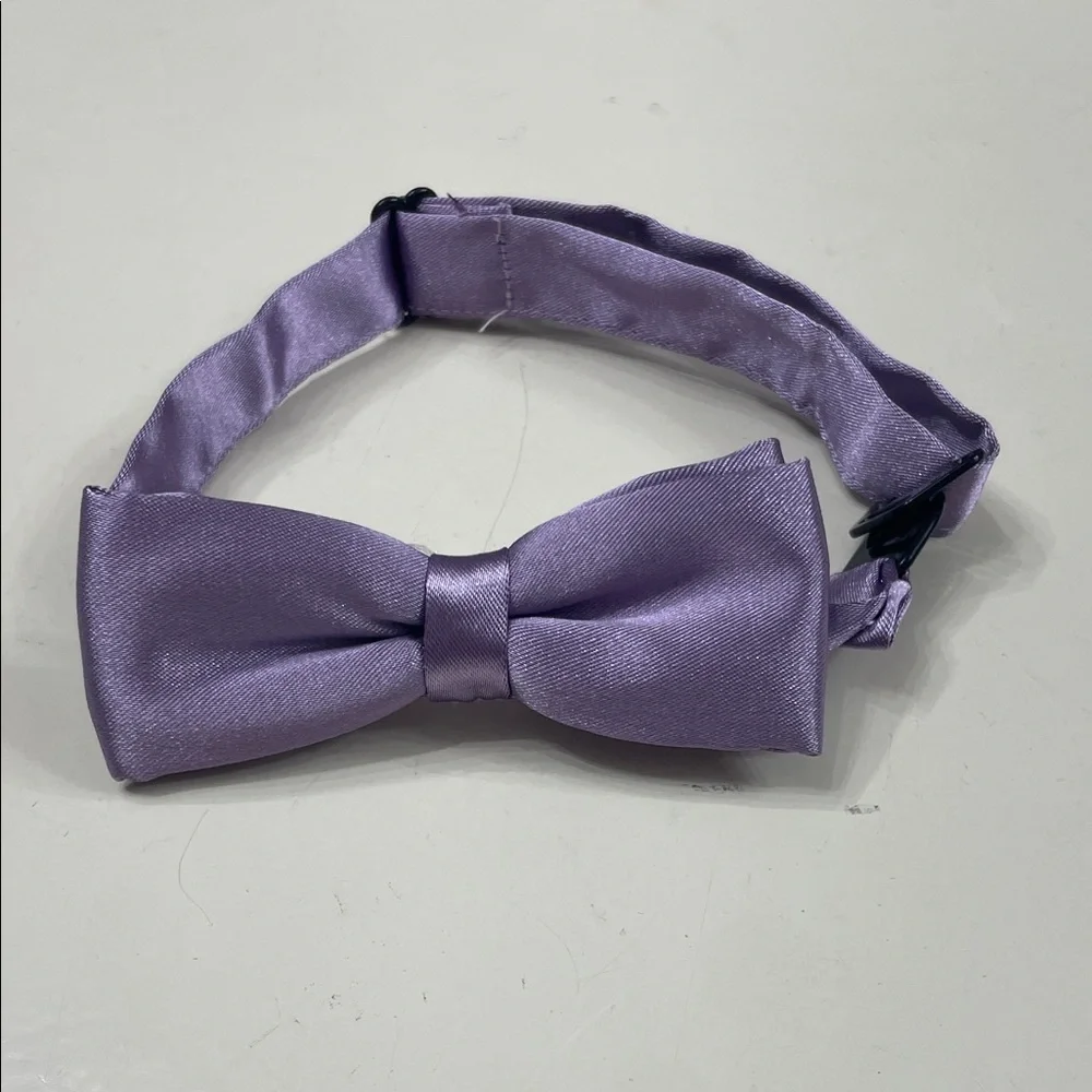 Elegant Purple Kids Bow Tie